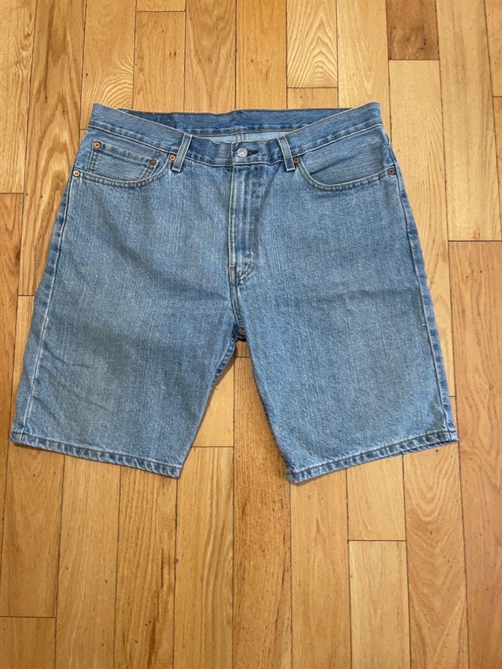 Levi's Light Blue Denim Jean Shorts